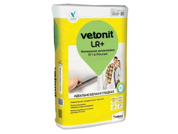 Шпатлевка полимерная Weber Vetonit LR+ silk 20 кг. РФ