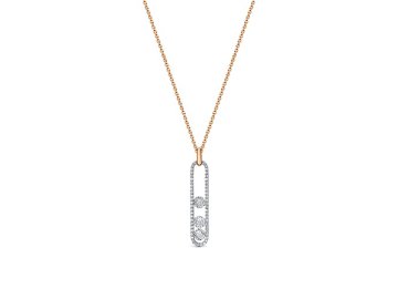 Колье RoseGrace, красное золото 585 проба, вставка бриллиант