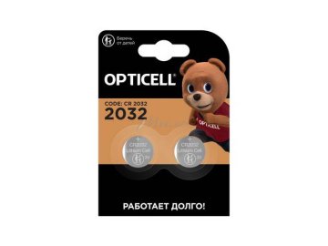 Батарейки OPTICELL Specialty 2032, 2 шт Мила