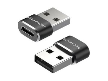 Адаптер USB-C - USB-A Breaking 24500 (черный)