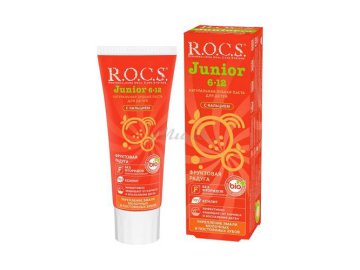 Мила акции Светлогорск - Паста зубная детская R.O.C.S. Junior Фруктовая радуга от 6-12 лет, 74 г