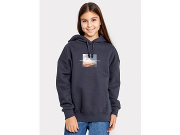 Худи для девочек в сером цвете с печатью Марк Формель