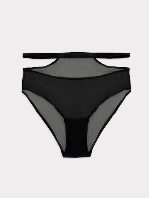 Трусы женские макси в черном цвете, фото 6 из 18