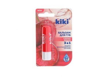 Бальзам для губ KIKI Спелая вишня
