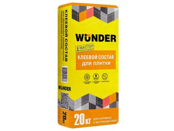 Клей для плитки WUNDER универсальный 20 кг