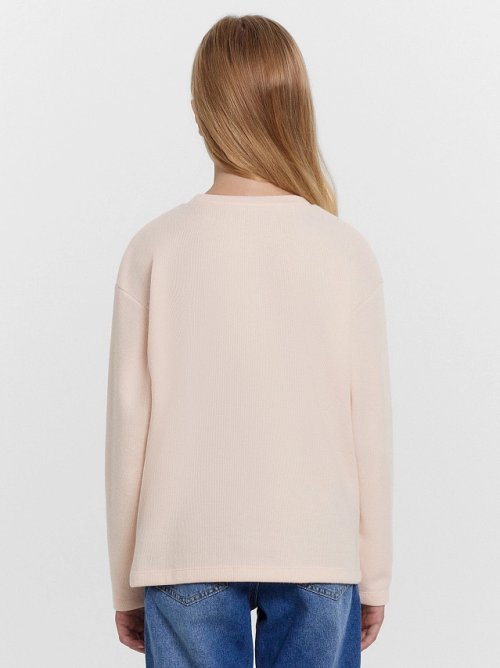 Джемпер для девочек в нежно-розовом цвете, фото 4 из 5