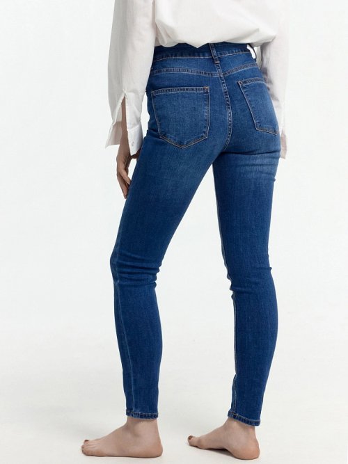 Джинсы женские skinny темно-синие, фото 6 из 7