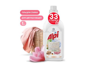 Гель-концентрат GRASS Alpi Сolor Gel для стирки цветных вещей,1 л