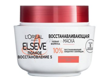 Мила акции Пинск - Маска для волос ELSEVE Полное Восстановление 5, 300 мл
