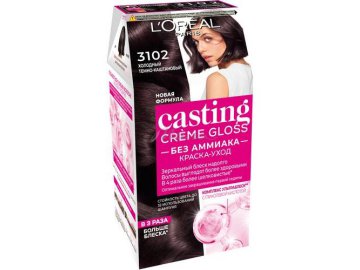 Краска для волос L'OREAL PARIS Casting Creme Gloss, тон 3102 Холодный темно-каштановый, 180 мл