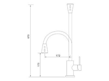 Смеситель Gross Aqua Neosteel 3241609SSG