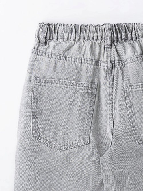 Джинсы для мальчиков Baggy relaxed fit серые, фото 7 из 7