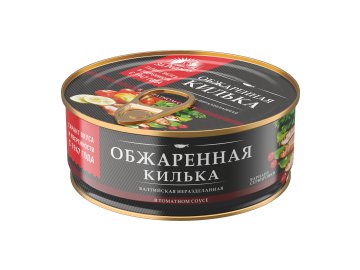 Килька За Родину балтийская обжаренная н/р в томатном соусе 240 г