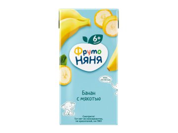 Нектар ФрутоНяня банан с мякотью 0,2 л в Лепеле Санта