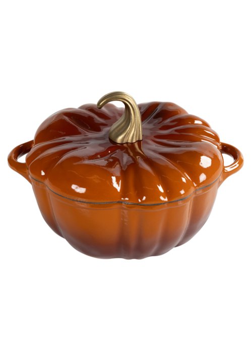 Кокот чугунный эмалированный Pumpkin-1, 3,8L, фото 6 из 13