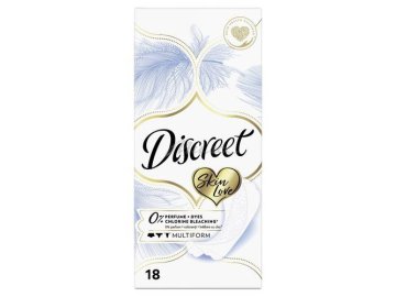Прокладки гигиенические ежедневные DISCREET Skin Love Multiform, 18 шт