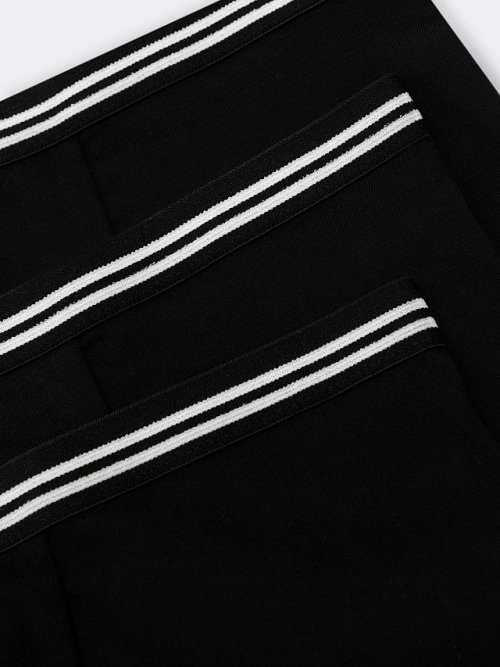 Трусы для мальчиков боксеры мультипак (3 шт.) в черном цвете, фото 3 из 9