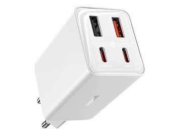 Сетевое зарядное устройство Baseus GaN6 Pro Fast Charger 2C + 2U 100W P10162705212-00 (белый)