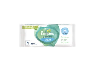 Детские влажные салфетки детские Pampers Harmonie Aqua 48шт Корона