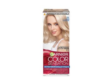 Крем-краска для волос GARNIER Color Sensation, тон 111 Ультраблонд платиновый, 110 мл