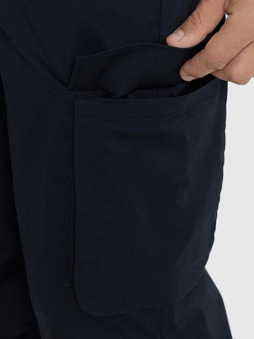 Брюки мужские карго в черном цвете, фото 6 из 6