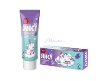 Паста зубная детская SPLAT Juicy Lab Виноград со фтором, 55 мл