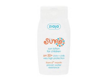 Лосьон для загара ZIAJA Sun детский SPF 50, 125 мл