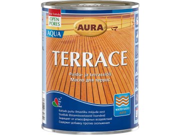 Масло для древесины Aura Wood Terrace Aqua (900мл, коричневый)