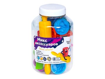 Набор для лепки Genio Kids Art Микс аксессуаров LEP01 на акции в магазинах 5 элемент