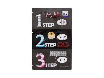 Система очистки пор от черных точек HOLIKA HOLIKA Pig-clear Strong трехступенчатая