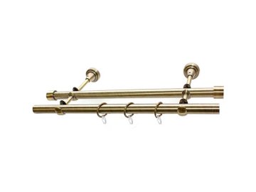 Карниз металлический DECORULE ЛОНДОН DR_К_Л-300_16/2P/5 золото антик