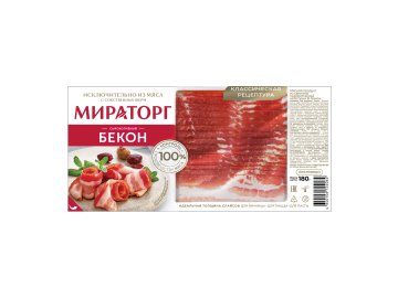 Бекон Мираторг с/к 180 г в Дятлово Санта