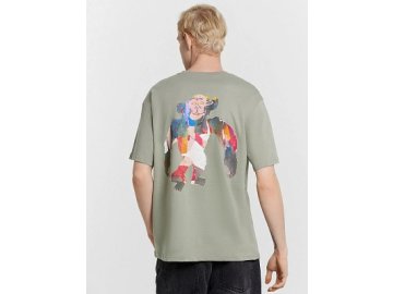 Футболка мужская серая с принтом из коллекции "#artuwear"