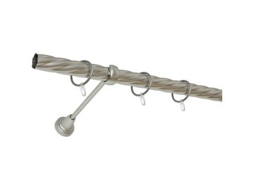 Карниз металлический DECORULE ПАРИЖ DR_К_П-160_25/1P/6 хром матовый