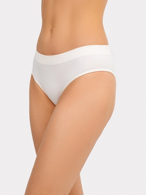 Трусы женские слипы в сумрачно-белом цвете, фото 1 из 3