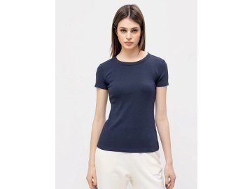 Спортивная футболка в рубчик синего цвета Марк Формель