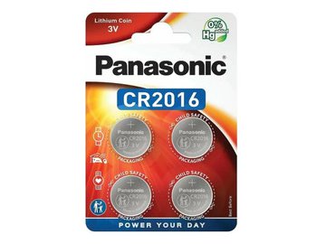 Батарейка Panasonic CR2016 CR-2016EL/4B (4 шт)