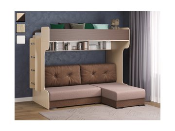 Кровать двухъярусная Аризона угловая