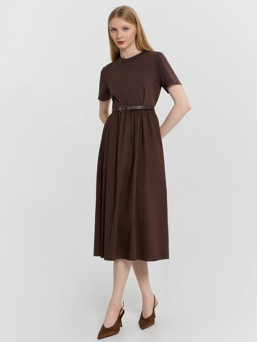 Платье женское коричневое, фото 8 из 9