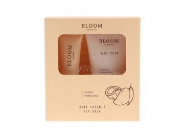 Набор подарочный BLOOM cosmetic (Крем для рук питательный Кокос и манго, 50 мл+Бальзам для губ Mango, 10 мл)