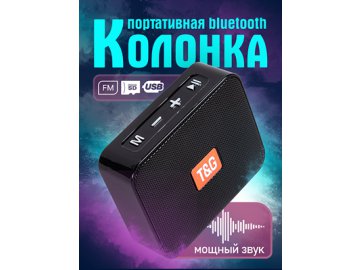 Портативная Bluetooth колонка TG-166 (черный)