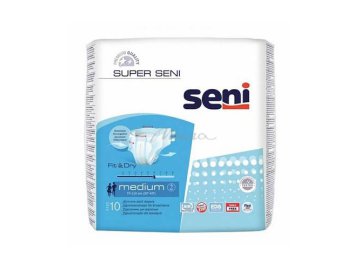 Подгузники для взрослых SUPER SENI Medium, 10 шт