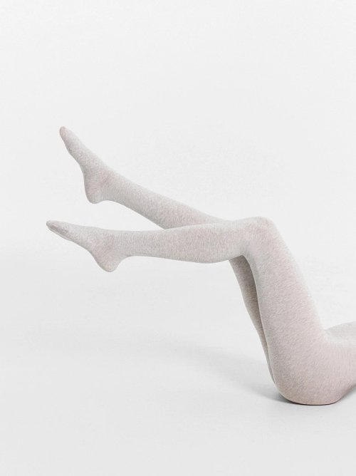 Колготки женские в цвете светло-серый меланж, фото 1 из 5