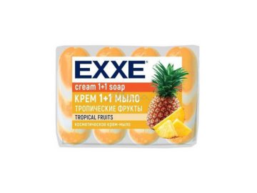 Крем-мыло EXXE Тропические фрукты, 4 х 75г