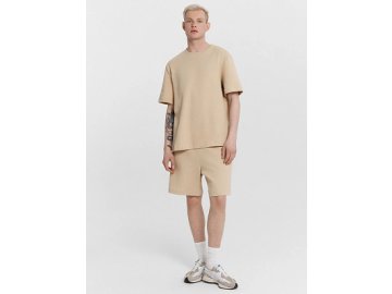 Комплект мужской бежевый: футболка и шорты Марк Формель