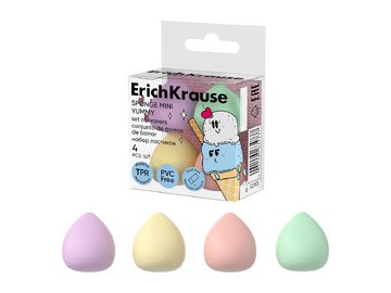 Набор ластиков Erich Krause Sponge Mini Yummy 63473 (4 шт)