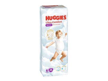 Трусики-подгузники HUGGIES Ultra Comfort Boy Mega 6 (38 шт)