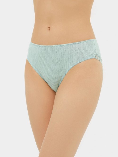Трусы женские слипы яблочно-мятные, фото 2 из 12