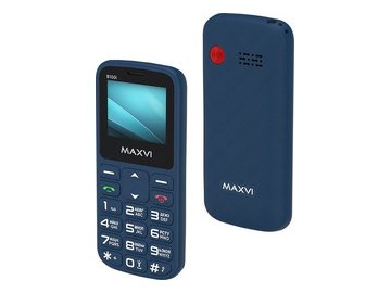 Кнопочный телефон Maxvi B100i (синий)