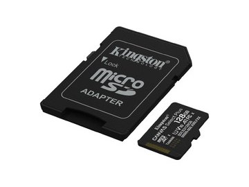 Карта памяти Kingston Canvas Select Plus microSDXC 128GB SDCS2/128GB (с адаптером)